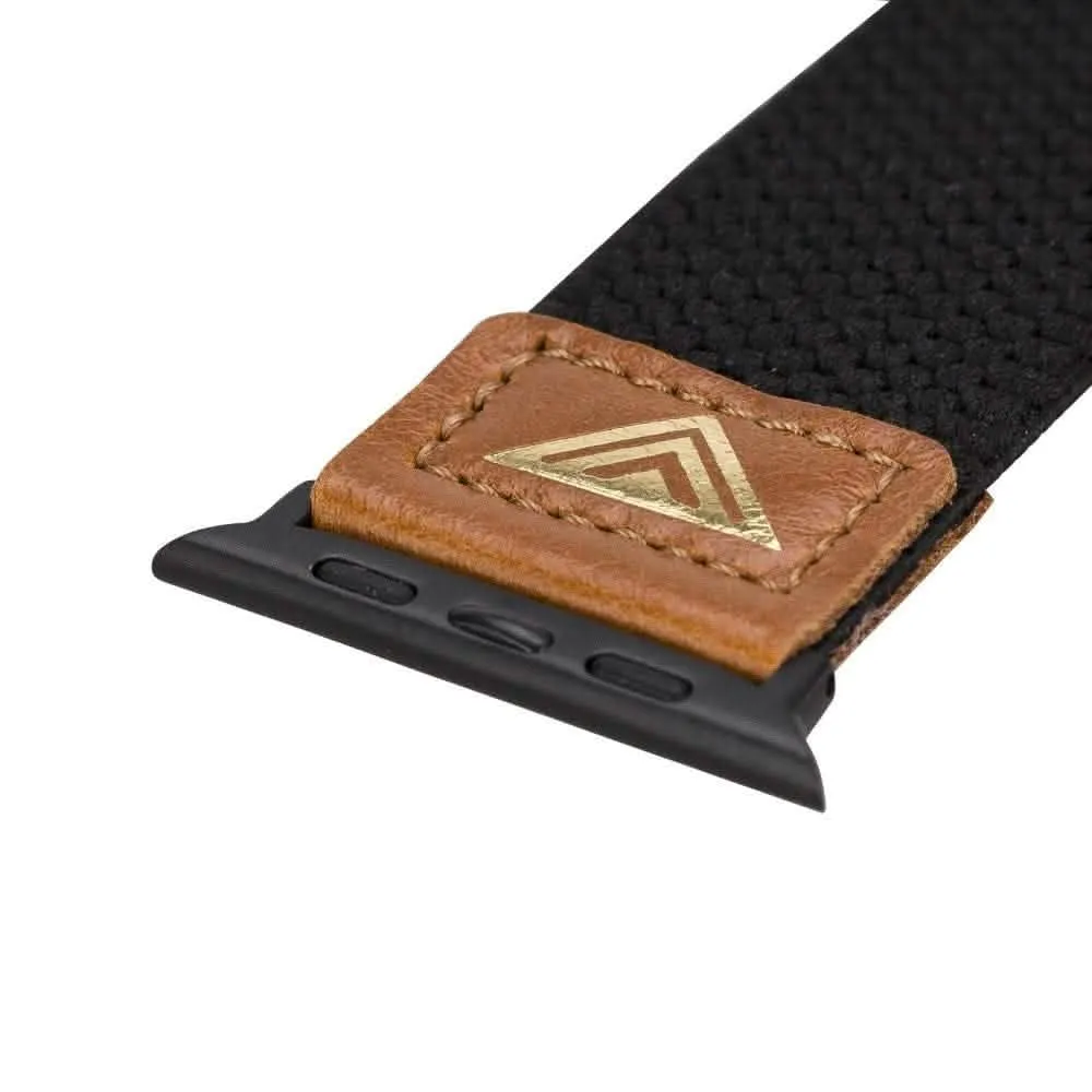 Elegant Inverness Premium Leather Apple Watch Bands