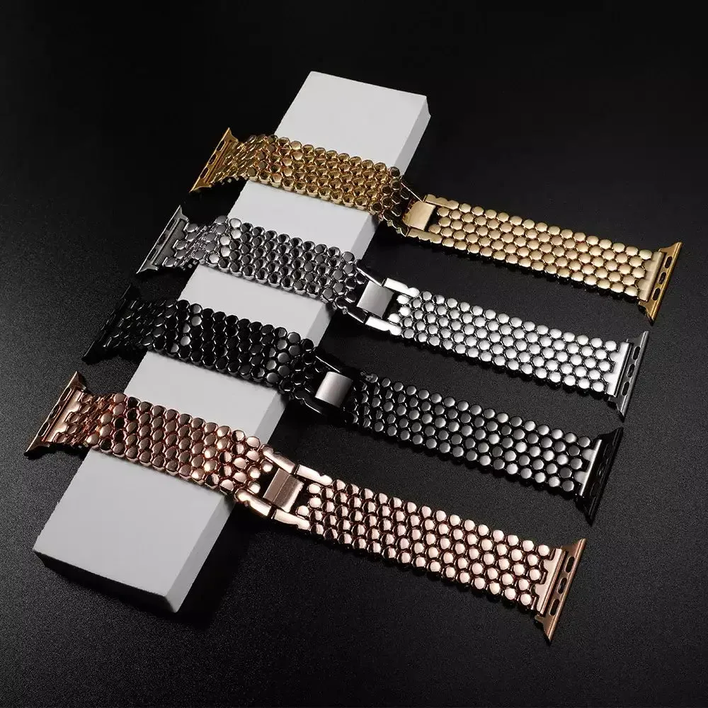 ElysianSteel Elegance Apple Watch Band for Women