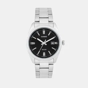 Enticer Men Analog Black Dial Stainless Steel Watch A2226 - MTP-1302PD-1A1VEF