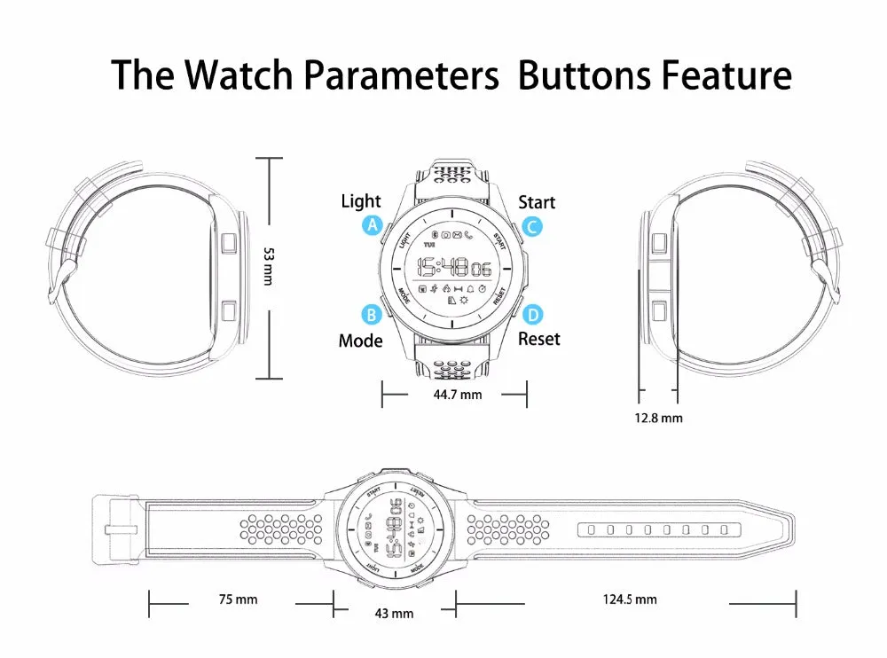 F3 Bracelet IP68 waterproof Smart Watch