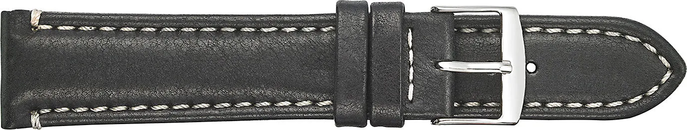 Fleurus Leather Semi-Padded and Stitched Watch Strap 621
