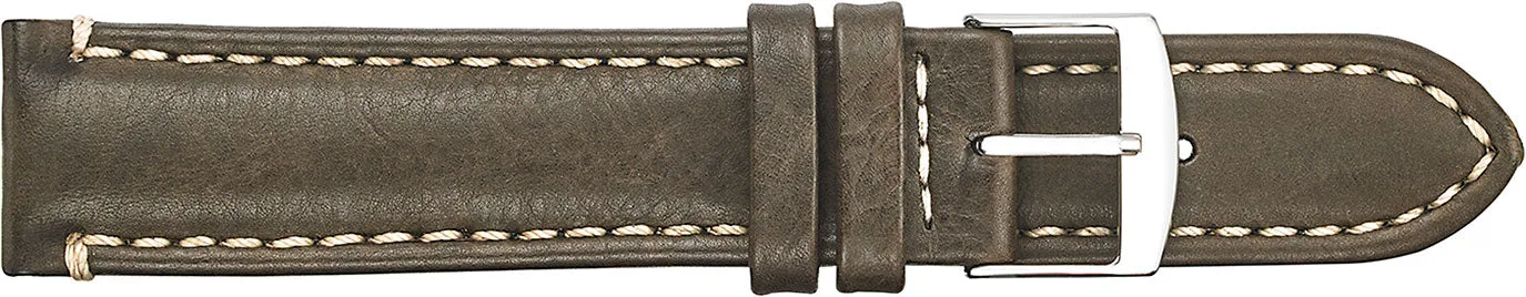 Fleurus Leather Semi-Padded and Stitched Watch Strap 621