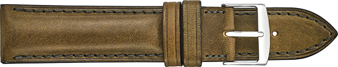 Fleurus Leather Watchband with 5mm Semi-Pad and Stitch  580