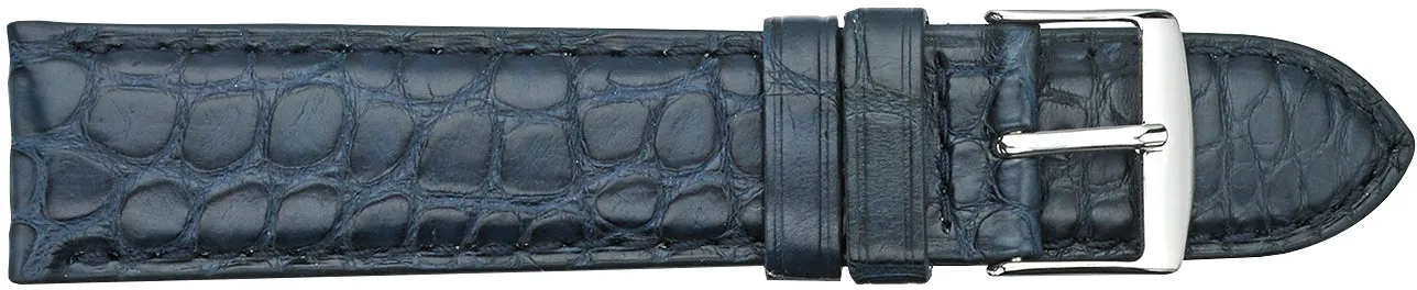 Fleurus Matte Genuine Alligator Flank Watch Strap  154