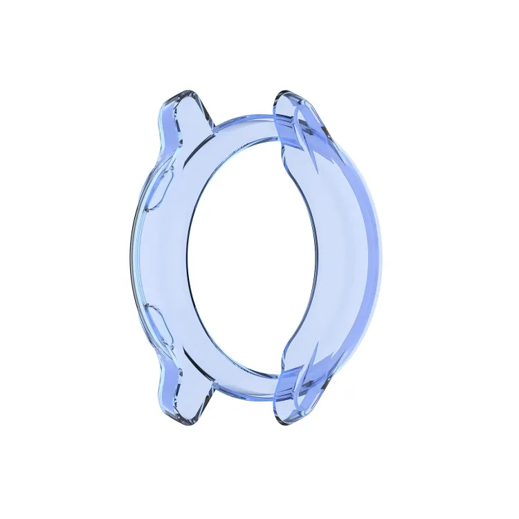 For Garmin Venu TPU Wrapped Empty Half Case Watch Case(Transparent Blue)