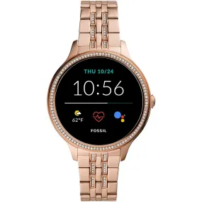 Fossil 42mm Gen 5E Stainless Steel Touchscreen Smart Watch with Heart Rate