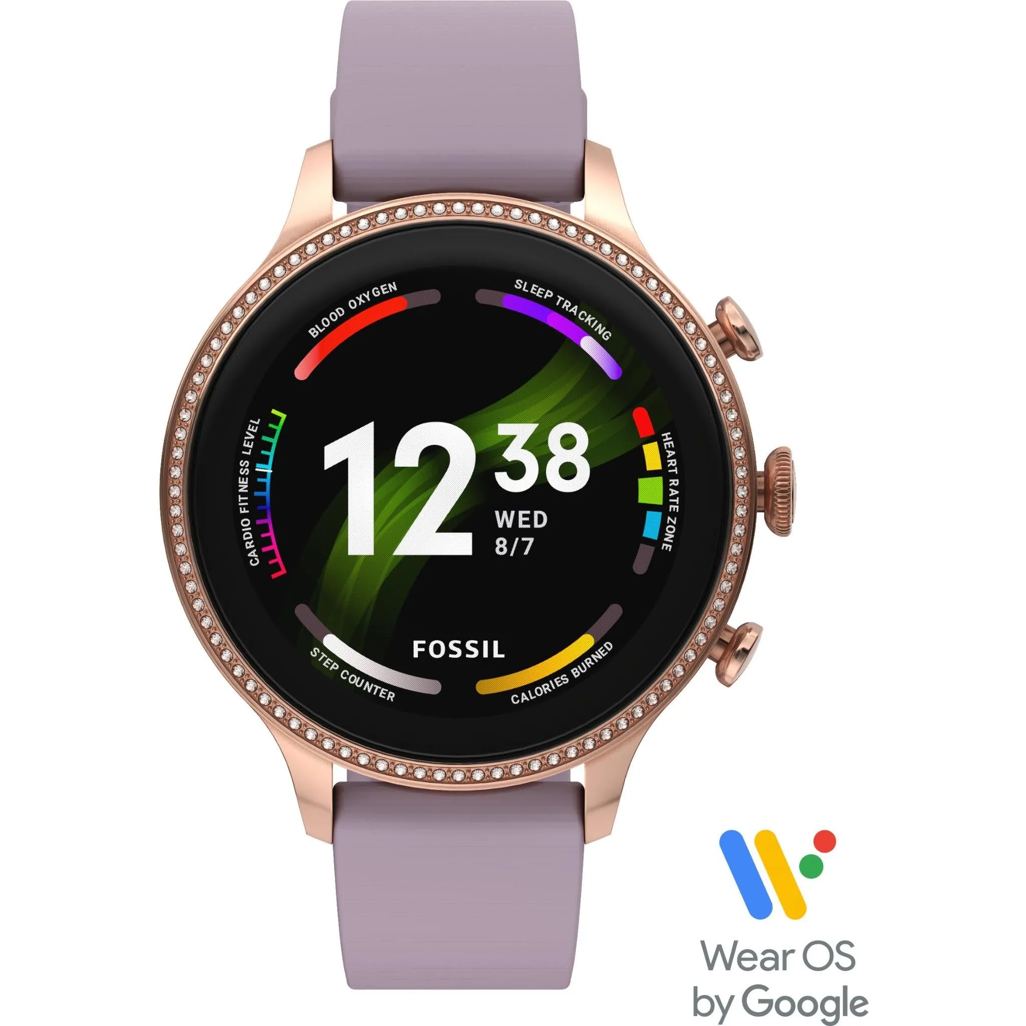 Fossil Gen 6 Smartwatch FTW6080 (Purple Silicone)