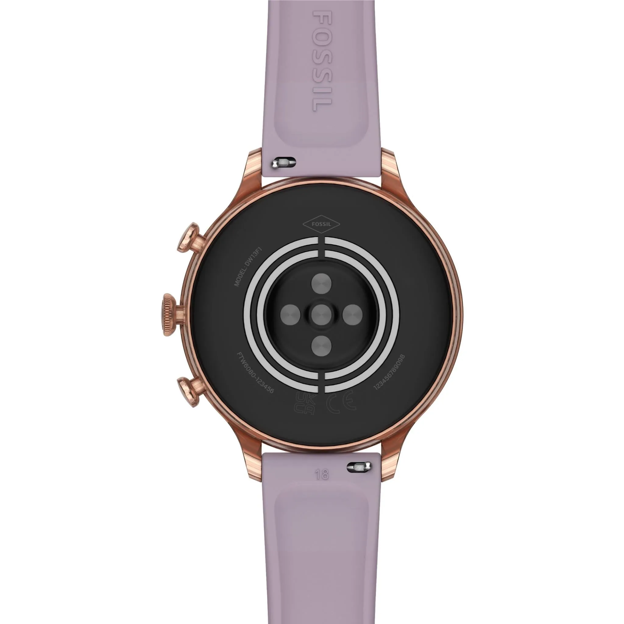 Fossil Gen 6 Smartwatch FTW6080 (Purple Silicone)