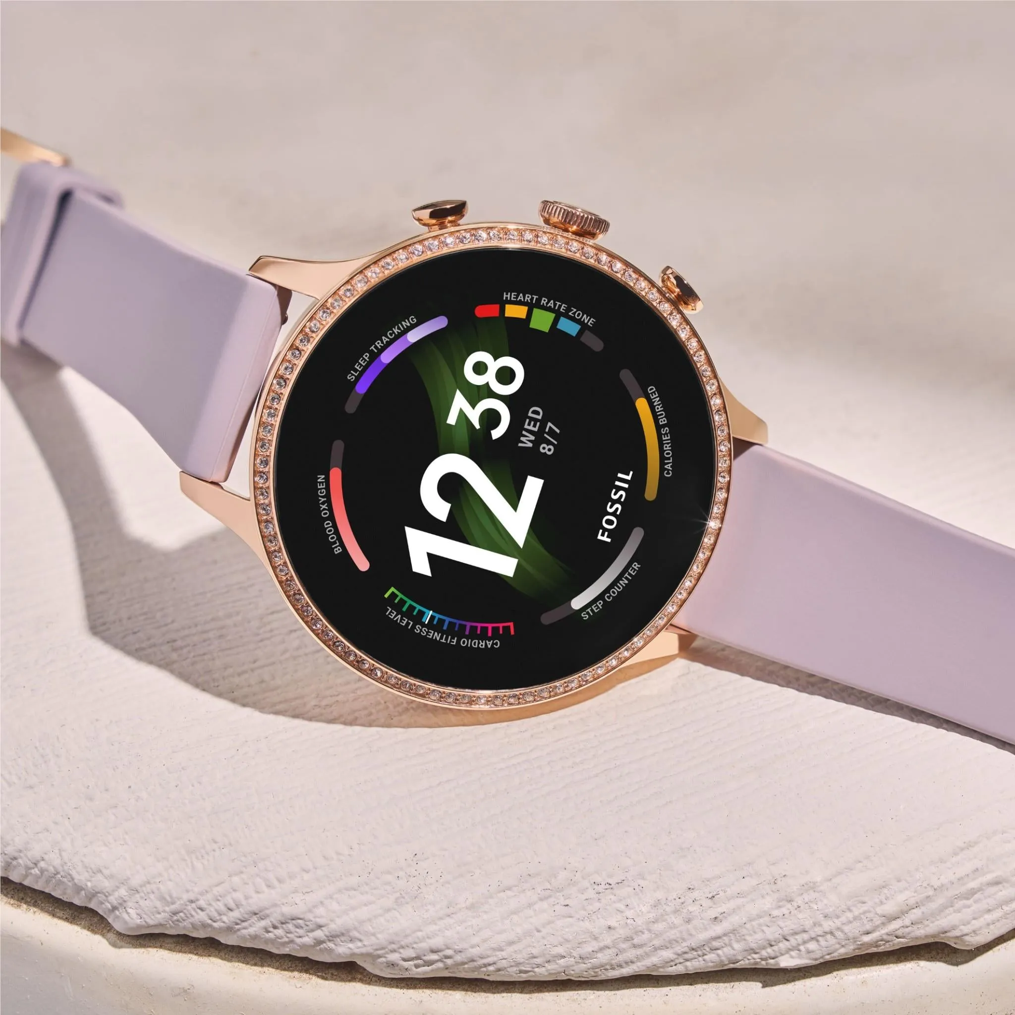 Fossil Gen 6 Smartwatch FTW6080 (Purple Silicone)