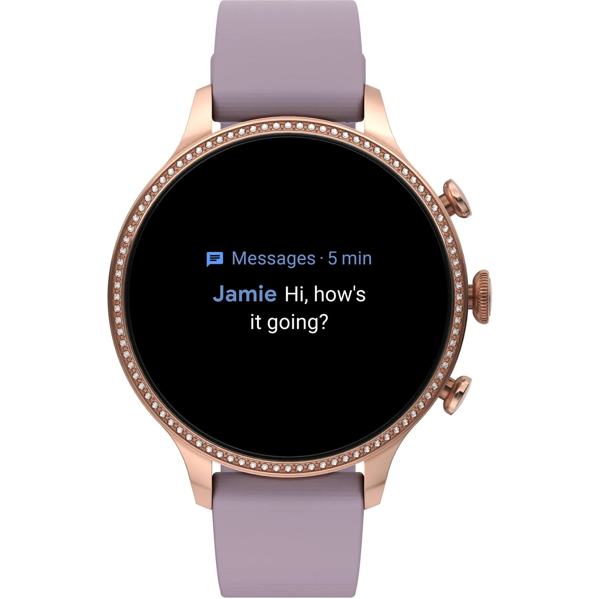 Fossil Gen 6 Smartwatch FTW6080 (Purple Silicone)