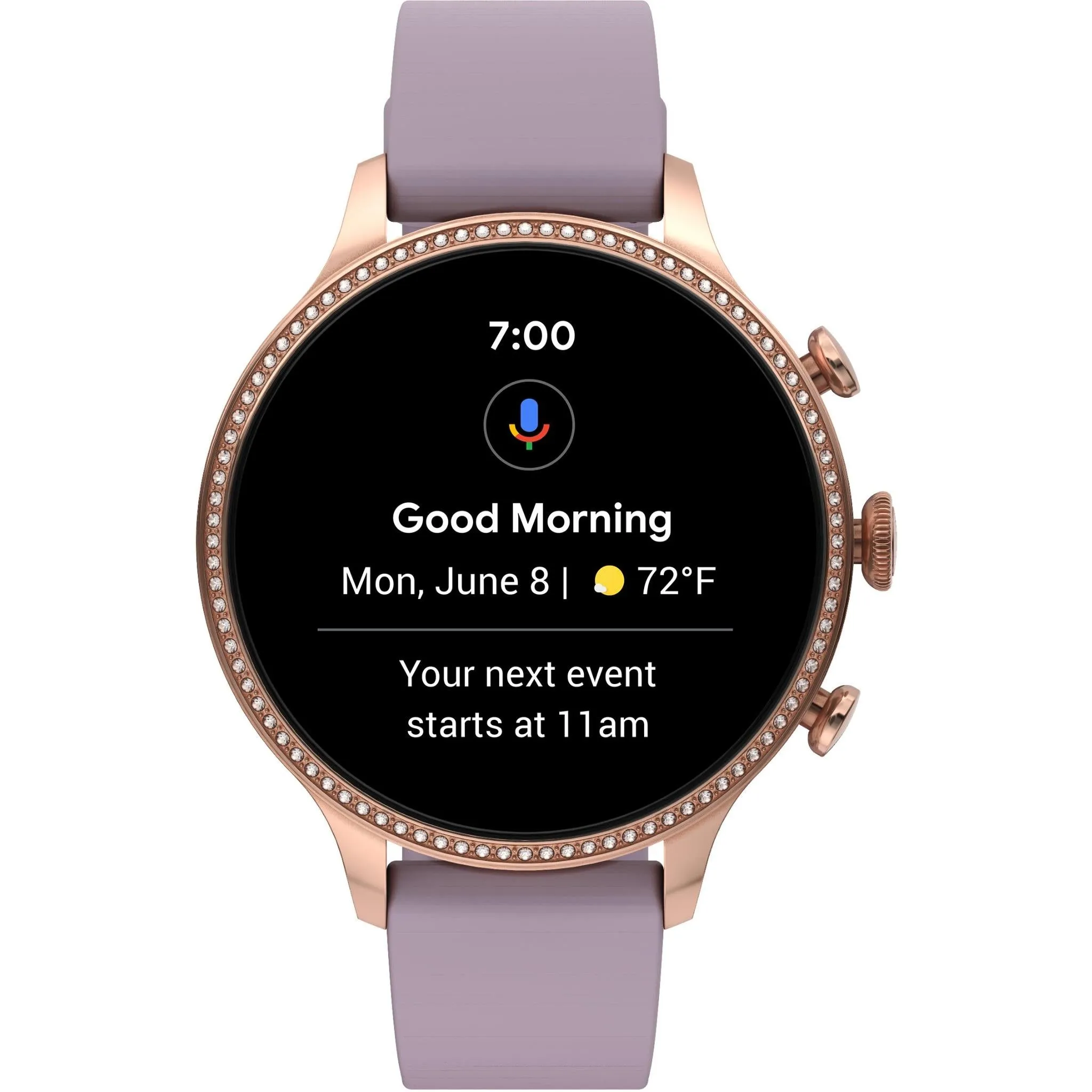 Fossil Gen 6 Smartwatch FTW6080 (Purple Silicone)