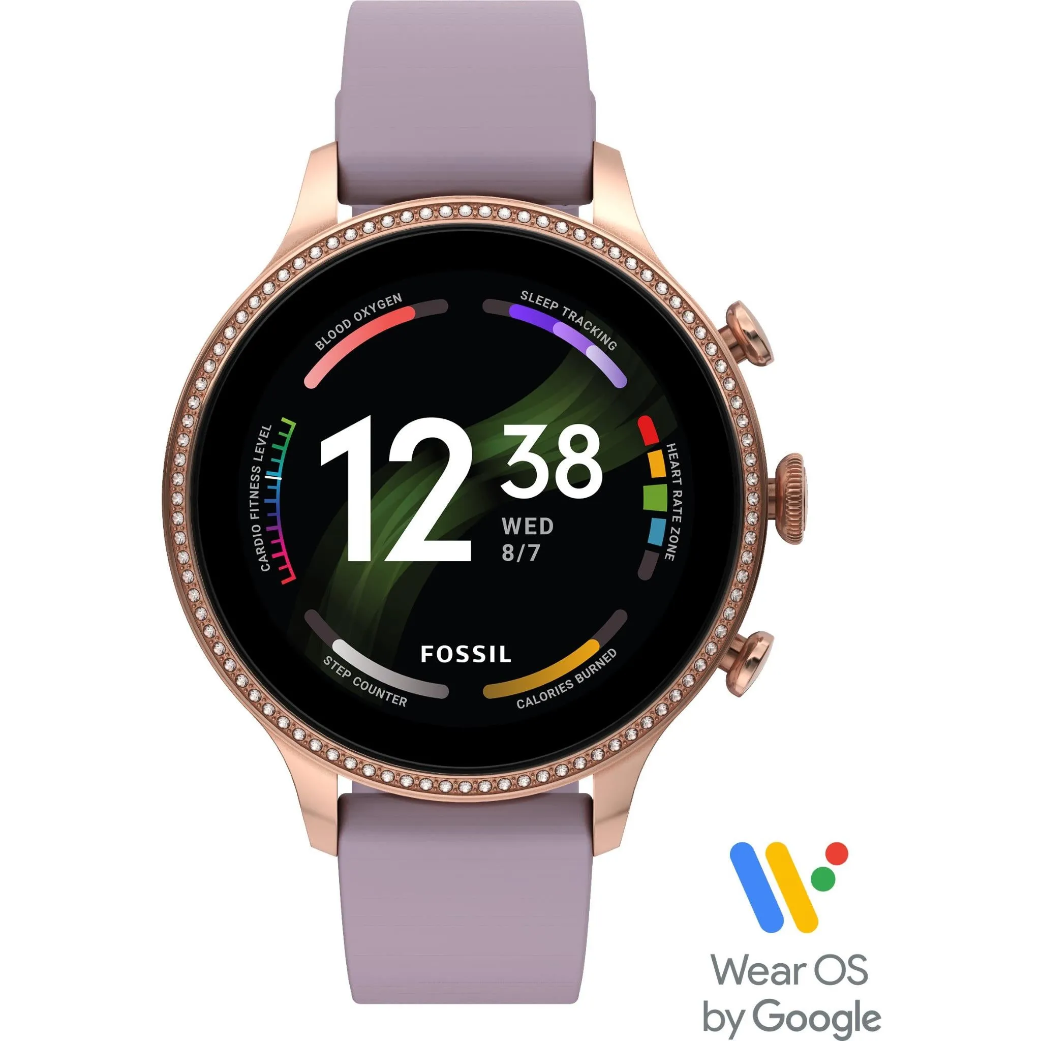 Fossil Gen 6 Smartwatch FTW6080 (Purple Silicone)