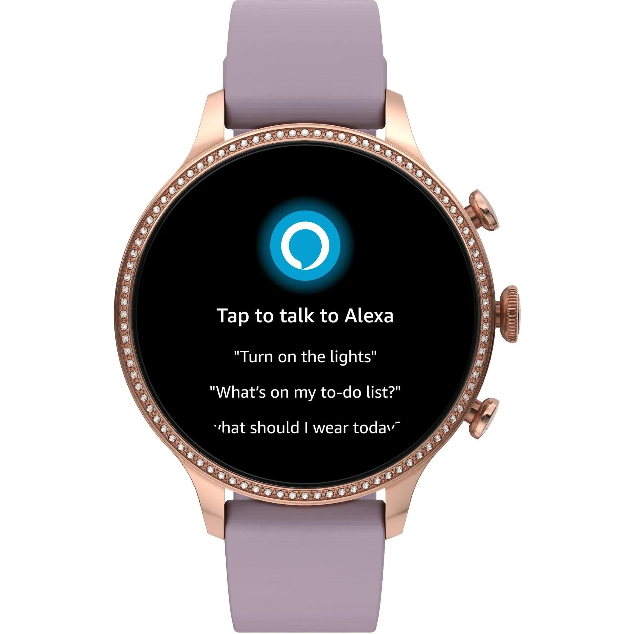 Fossil Gen 6 Smartwatch FTW6080 (Purple Silicone)