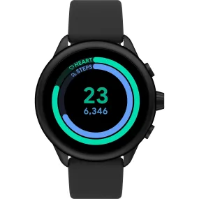 Fossil Gen 6 Wellness Edition Smartwatch FTW4069 (Black Silicone)