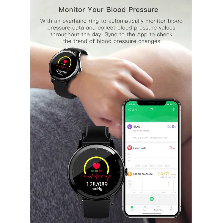 G28 IP68 Waterproof Smart Watch with 1.28 inch TFT Color Display - Sleep, Heart Rate, and Blood Pressure Monitoring