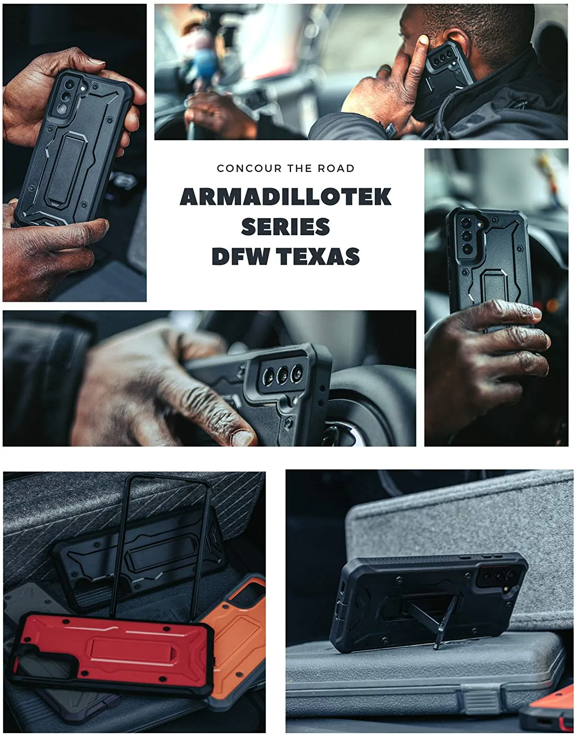 Galaxy S21 Plus Full-Body Rugged Kickstand  Military Grade Case