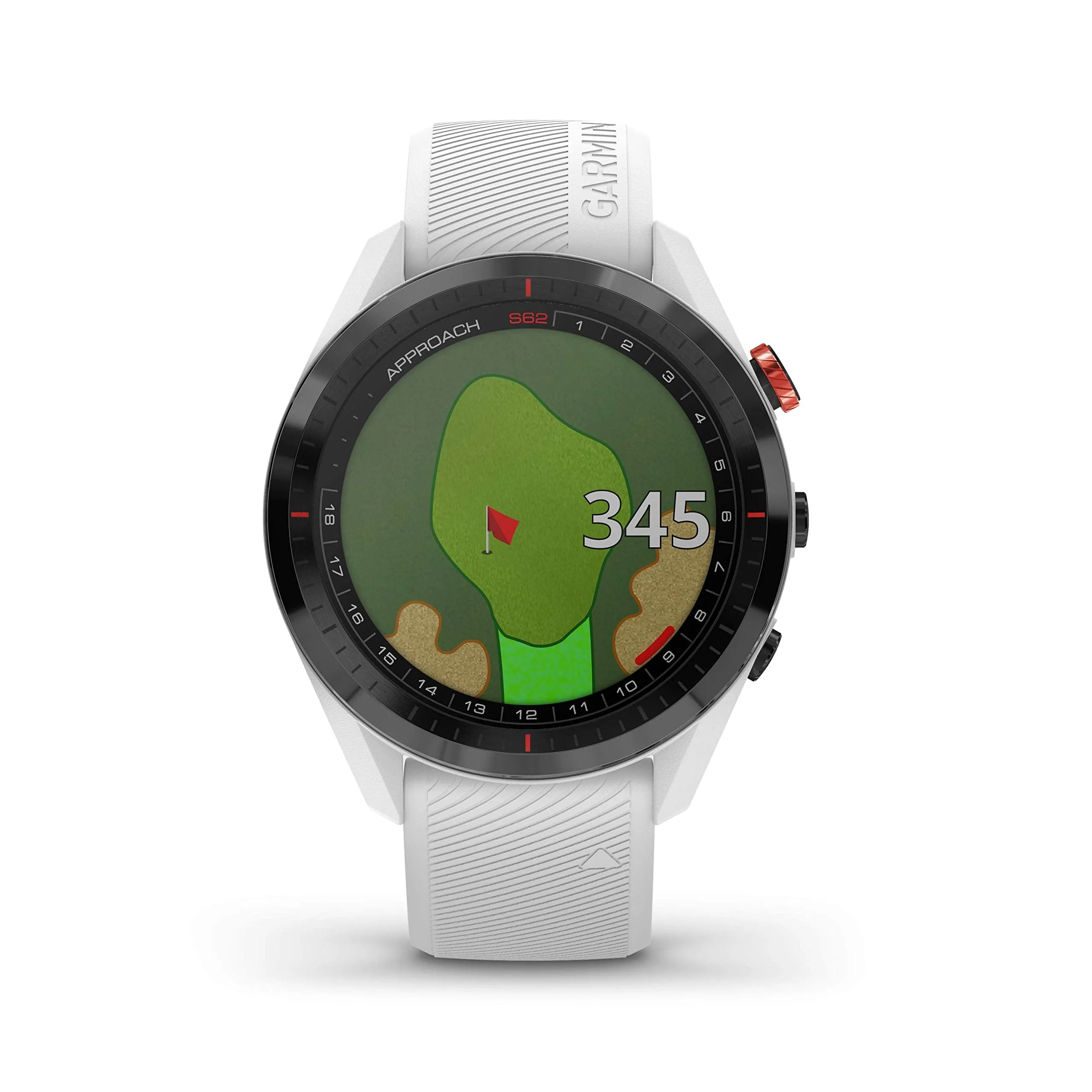 Garmin Approach S62 Golf GPS Watch (White, 010-02200-01)