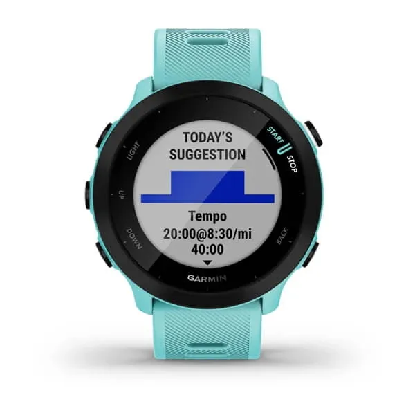 Garmin Forerunner 55 GPS Aqua | Buy Garmin Forerunner 55 GPS Aqua here | Outnorth