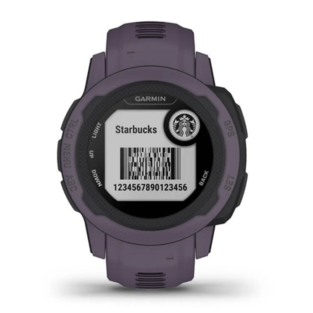Garmin Instinct 2S Deep Orchid Smaller-Sized Standard Edition Rugged Outdoor GPS Smart  Watch - 010-02563-14