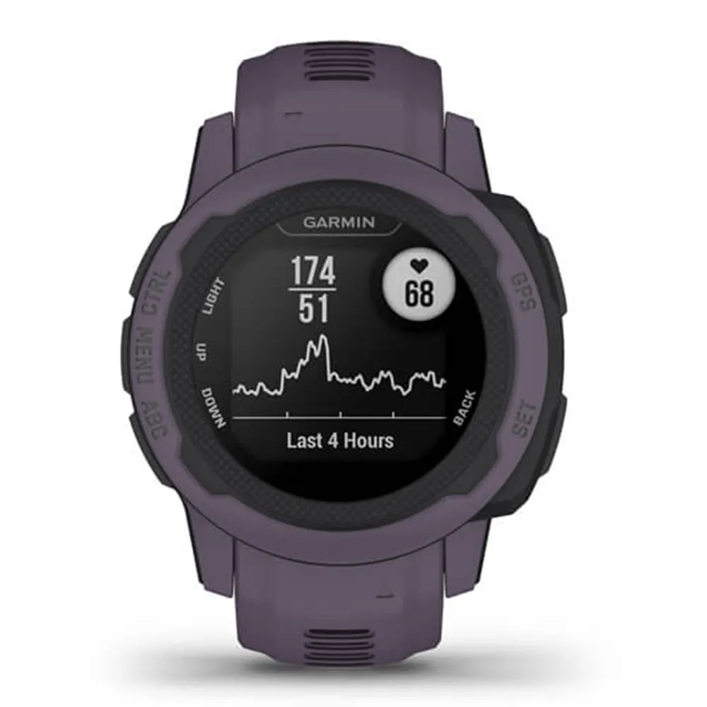 Garmin Instinct 2S Deep Orchid Smaller-Sized Standard Edition Rugged Outdoor GPS Smart  Watch - 010-02563-14