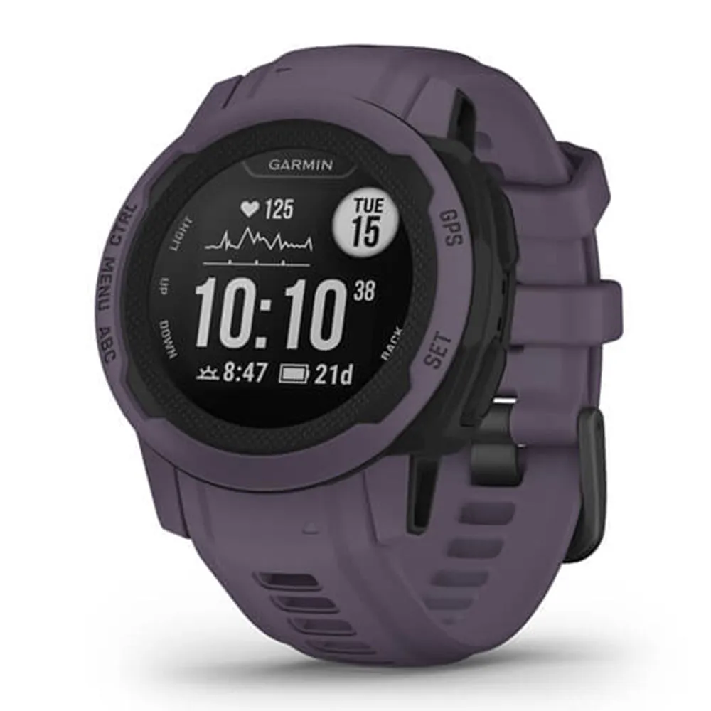 Garmin Instinct 2S Deep Orchid Smaller-Sized Standard Edition Rugged Outdoor GPS Smart  Watch - 010-02563-14