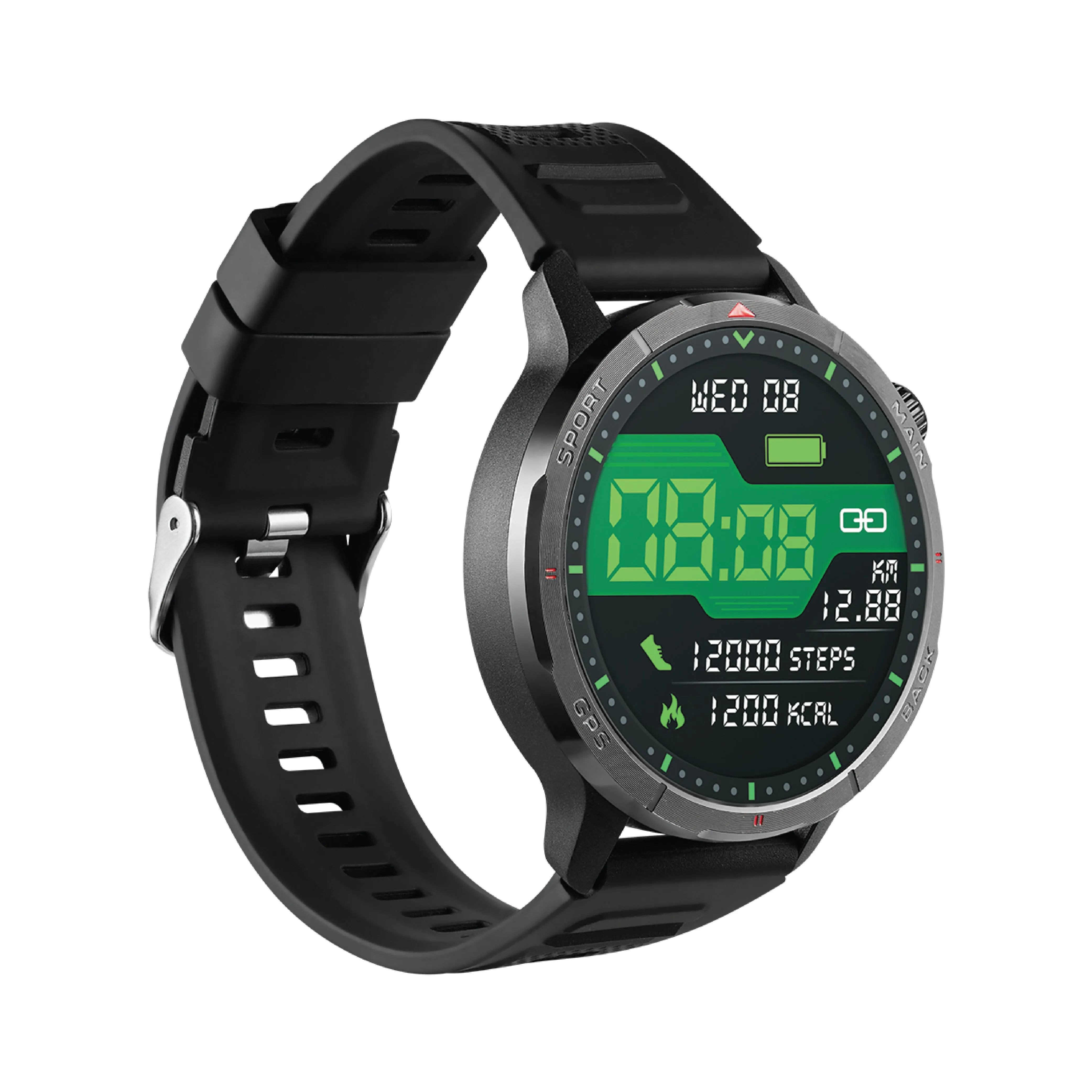 GPS AI Smart Watch | Apple Health & Strava Compatible | SF Fit Fuel Series