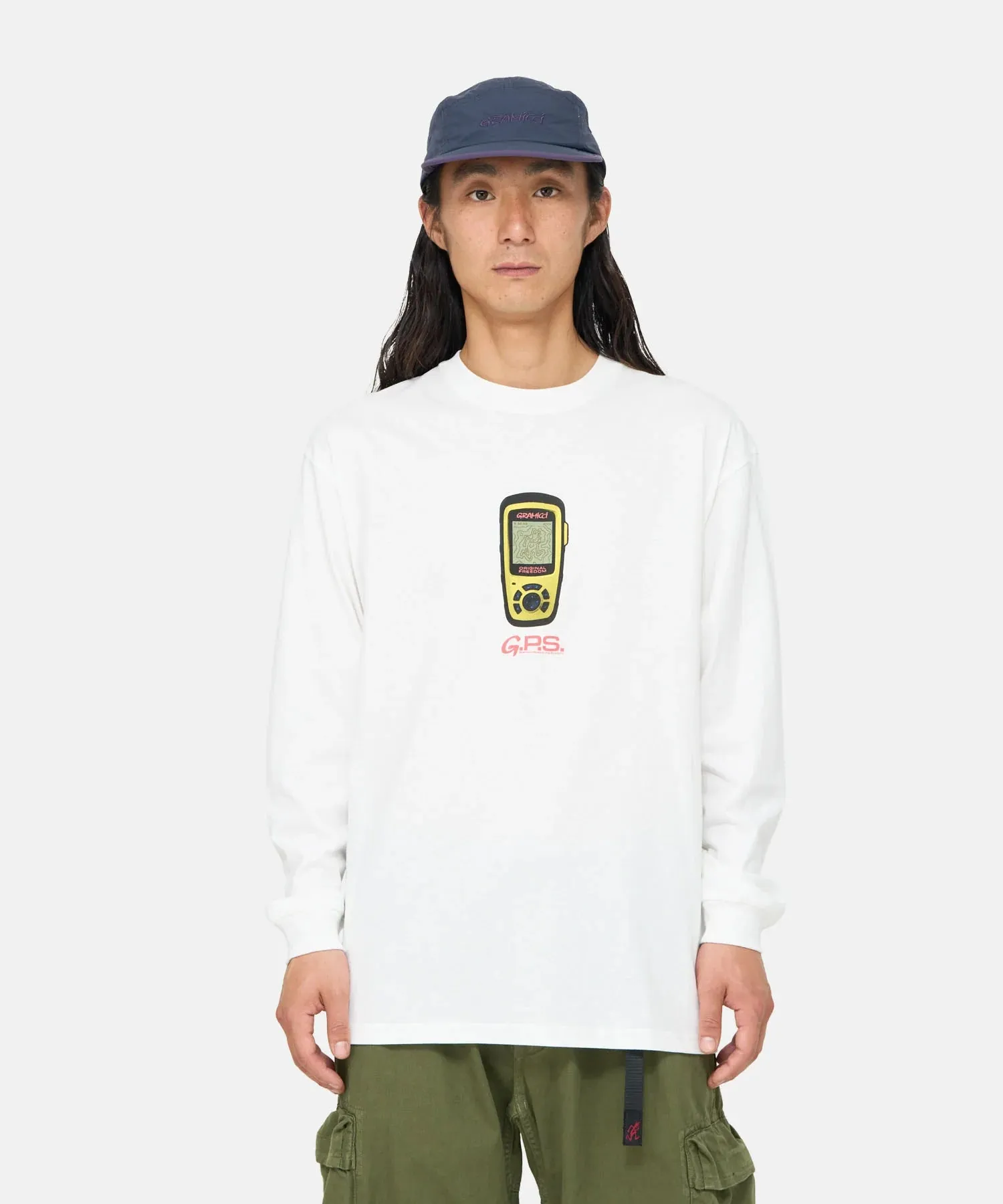 Gramicci GPS L/S Tee / WHITE