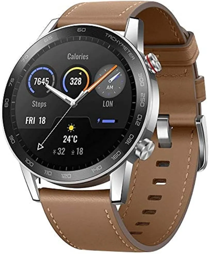 Honor MagicWatch 2 Smartwatch, 14 Day Battery Life, 15 Fitness Modes, Swimming Heart Rate Monitor, Stress Sleep Tracking, Bluetooth Call, 46mm
