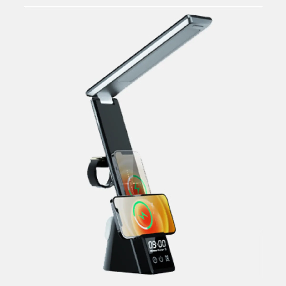 Illuminati 6 IN 1 Multifunctional Folding Desk Lamp And Wireless Charger