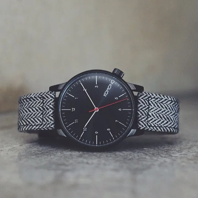 Komono Winston Heritage Herringbone Watch