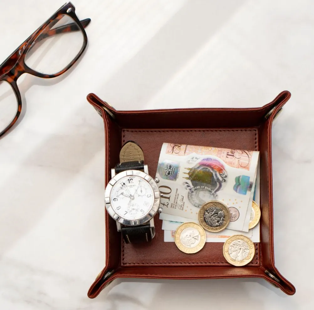 Leather Tidy Tray