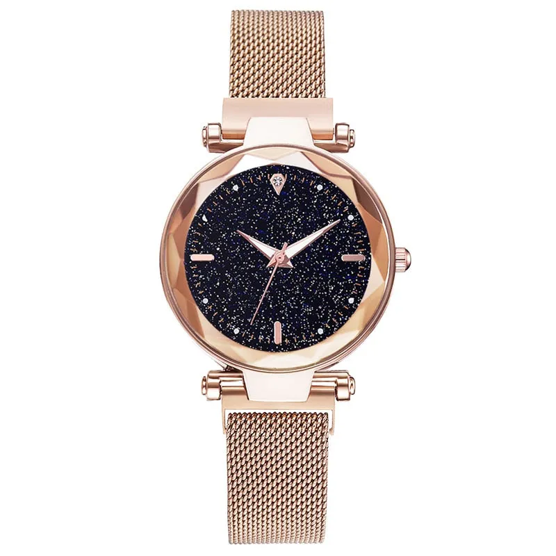 Luxury Women Watches 2019 Ladies Watch Starry Sky Magnetic Waterproof Female Wristwatch Luminous relogio feminino reloj mujer
