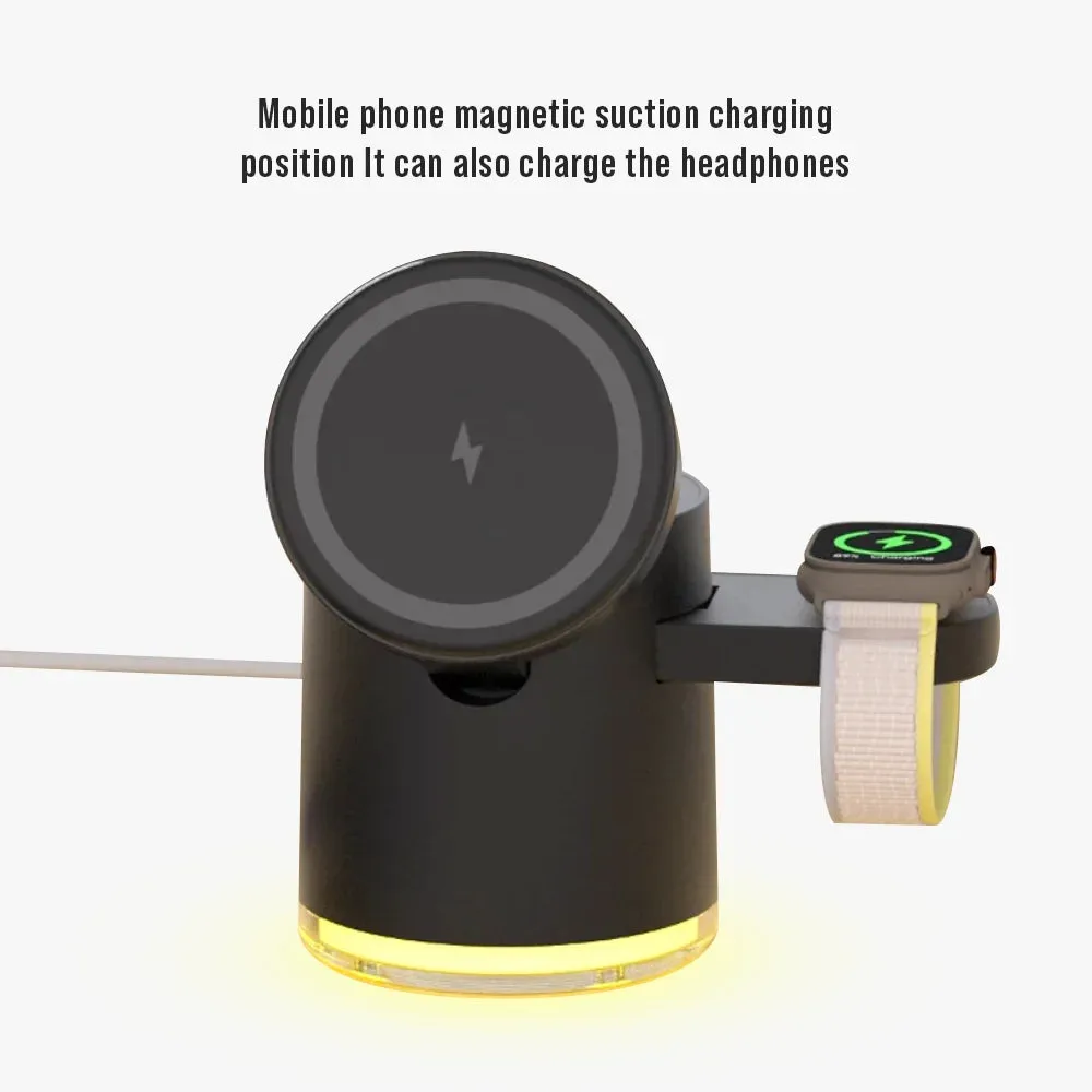 Marvans VoltX 4-in-1 Compact Magnetic Wireless Charging Station