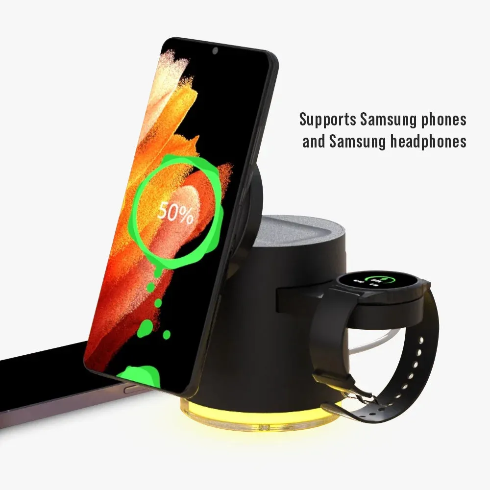 Marvans VoltX 4-in-1 Compact Magnetic Wireless Charging Station