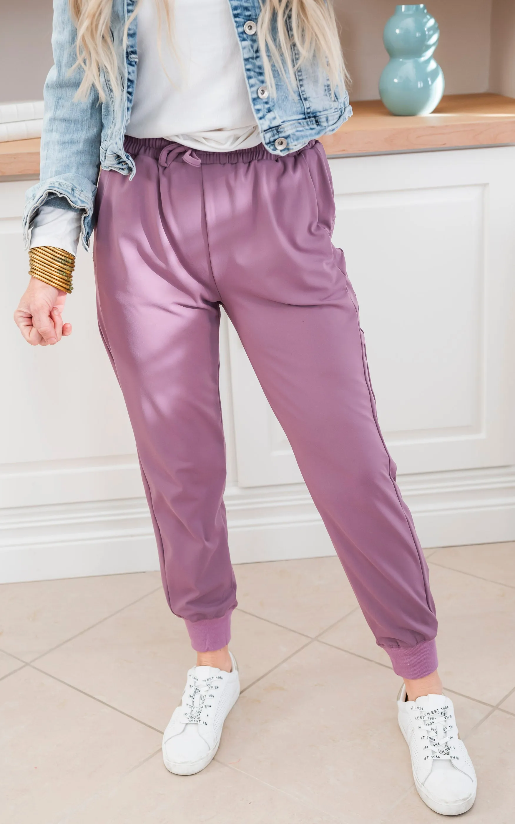 Mauve Everyday Joggers by Salty Wave*