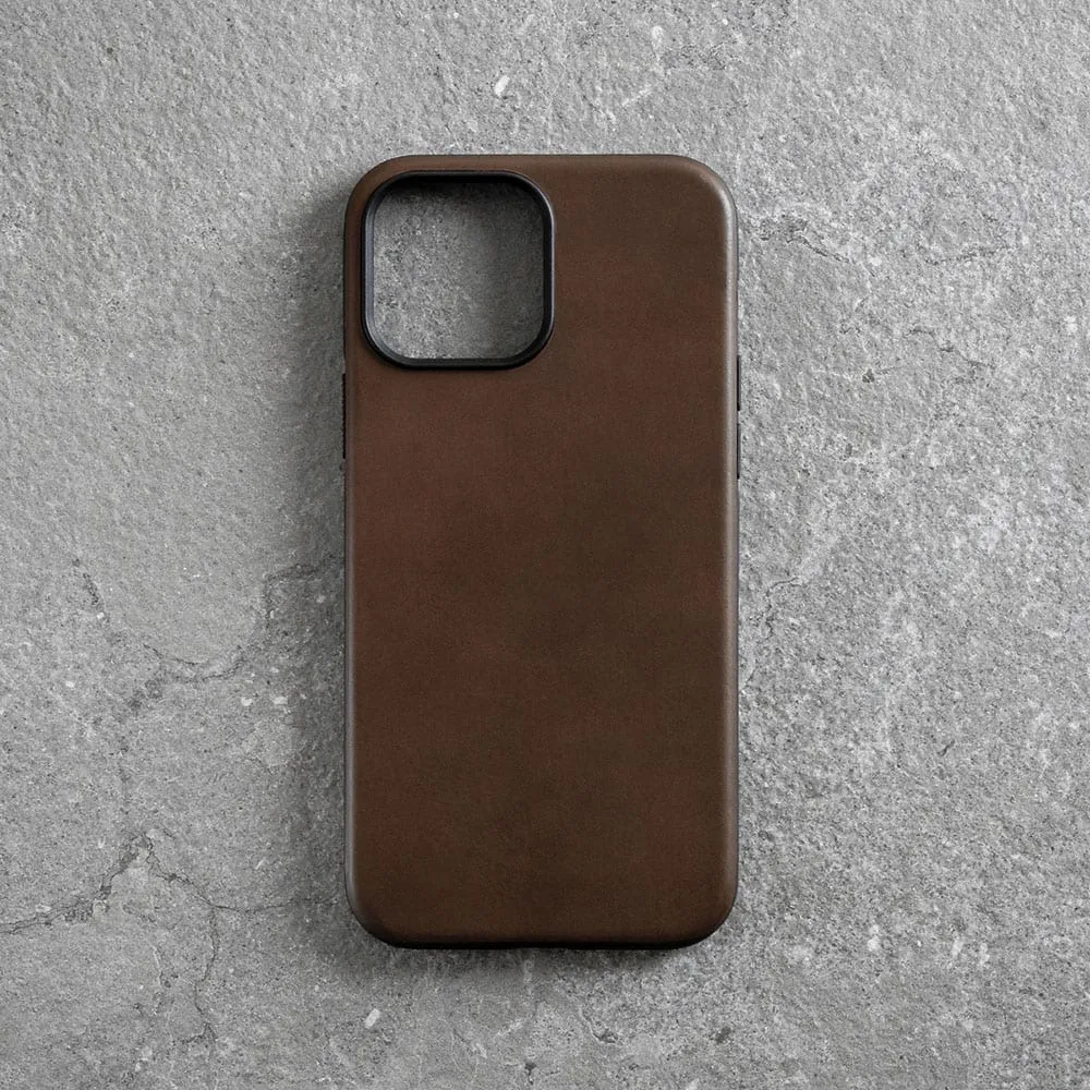 Modern Leather MagSafe Case for iPhone 14 Plus / 15 Plus (Horween Leather)