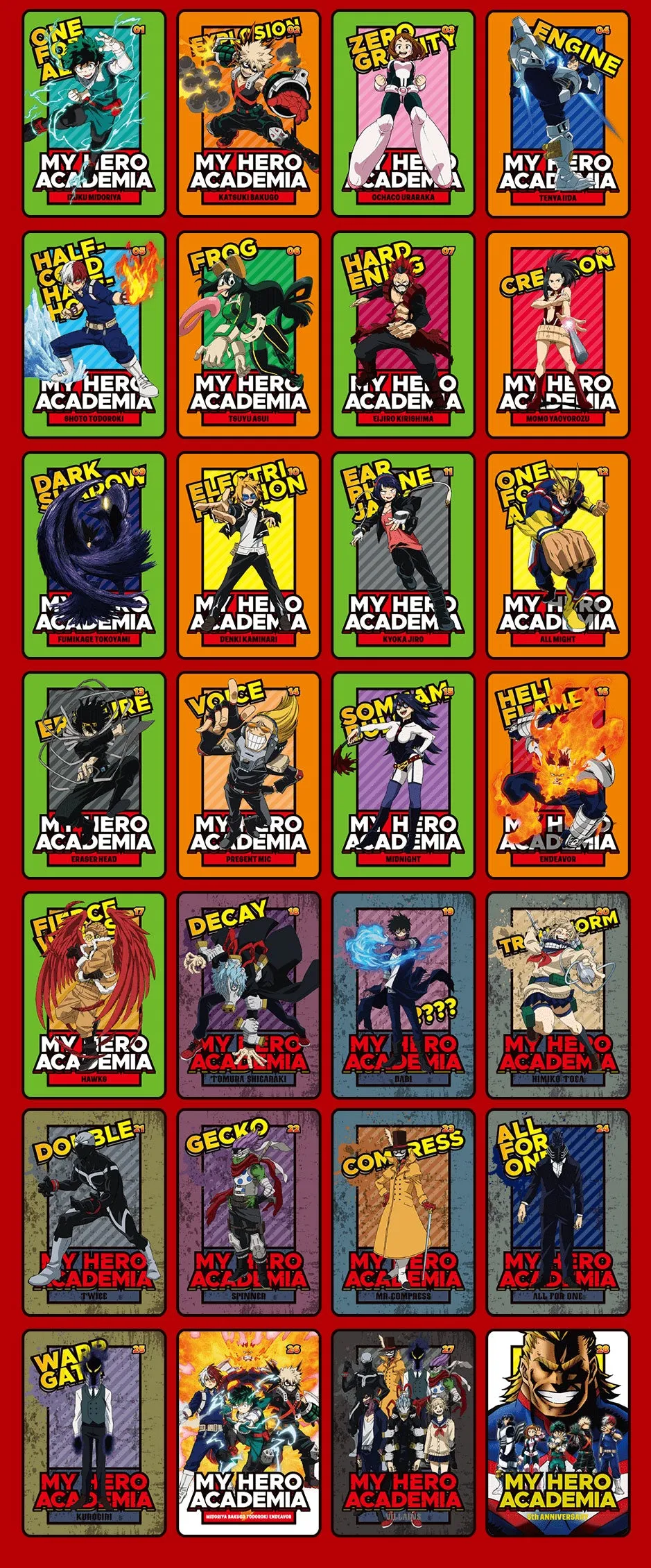 My Hero Academia | Bandai Metal Card Collection Vol.2