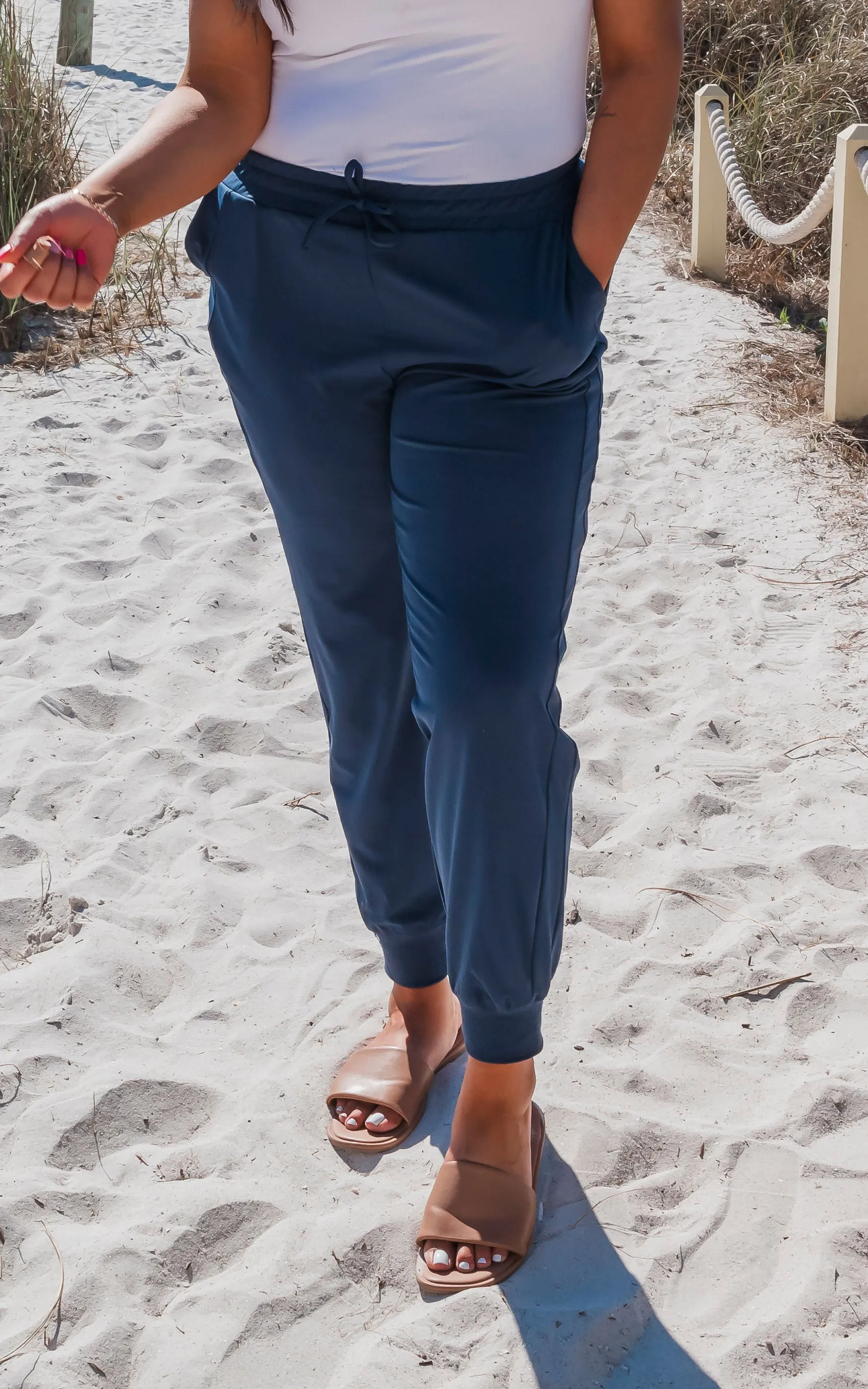 Naval Blue Everyday Joggers by Salty Wave*