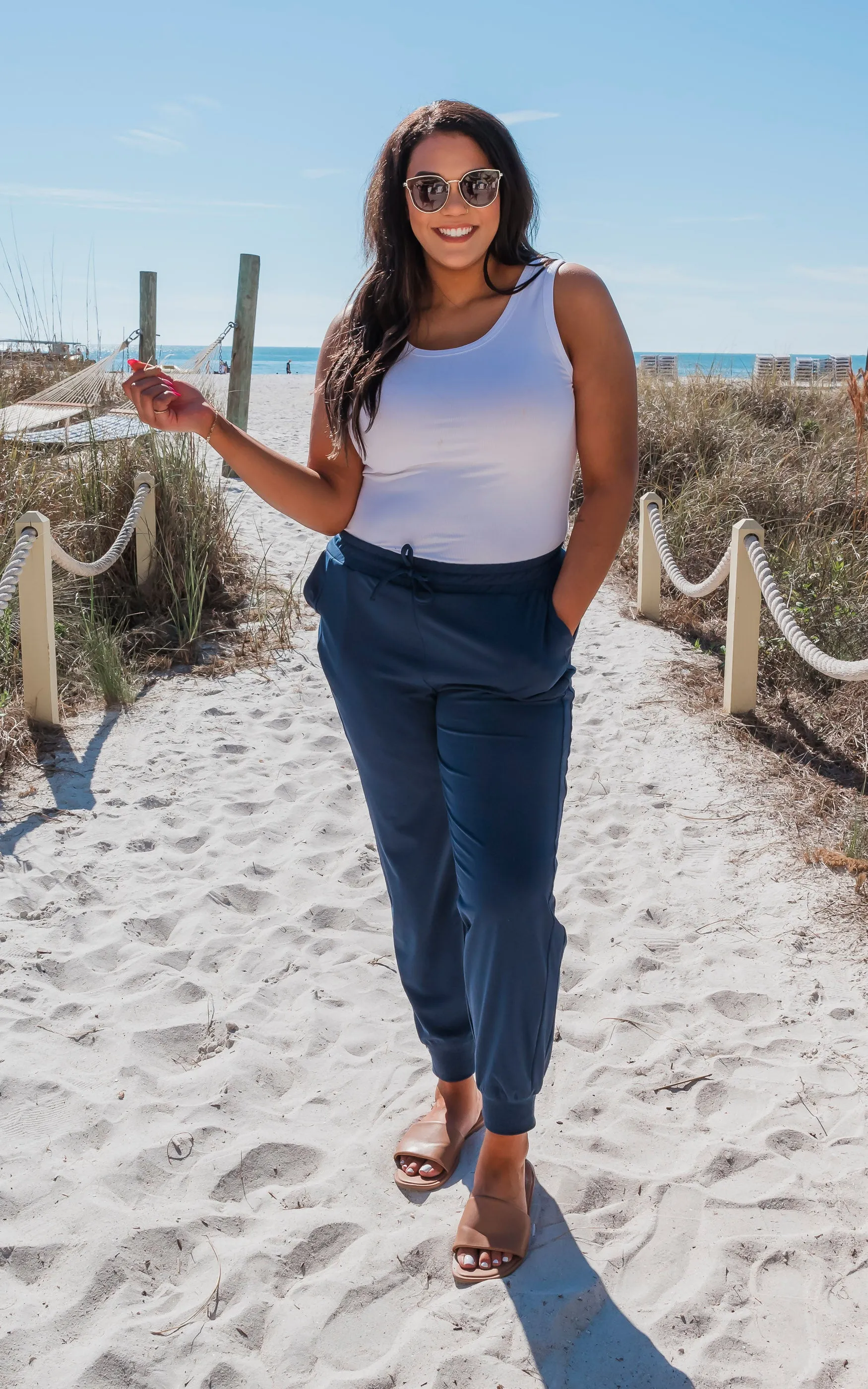 Naval Blue Everyday Joggers by Salty Wave*