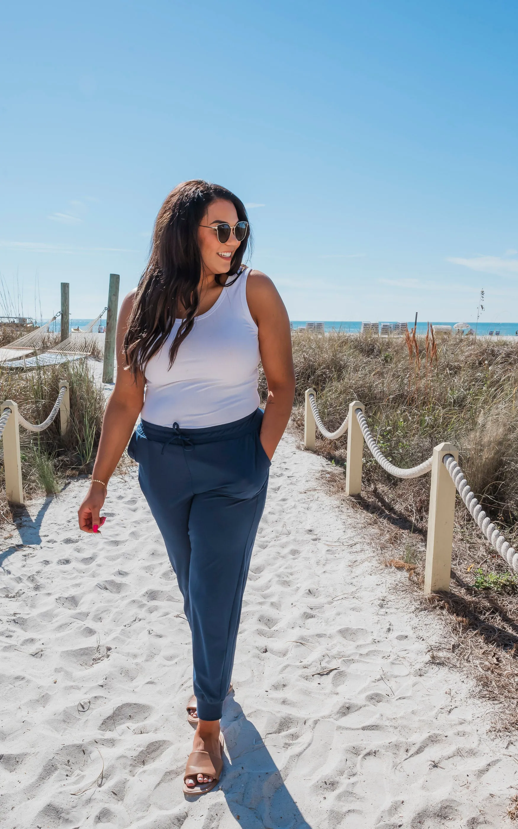 Naval Blue Everyday Joggers by Salty Wave*