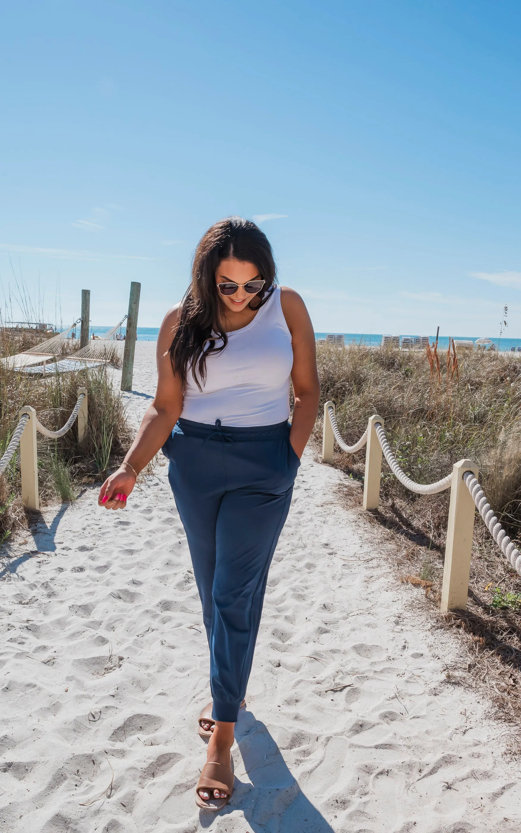 Naval Blue Everyday Joggers by Salty Wave*