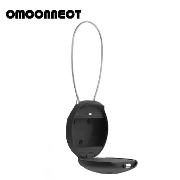 OMCONNECT -  SOLO S - Smart Key Lock Box - S Shaped Braided Steel Shackle - Bluetooth