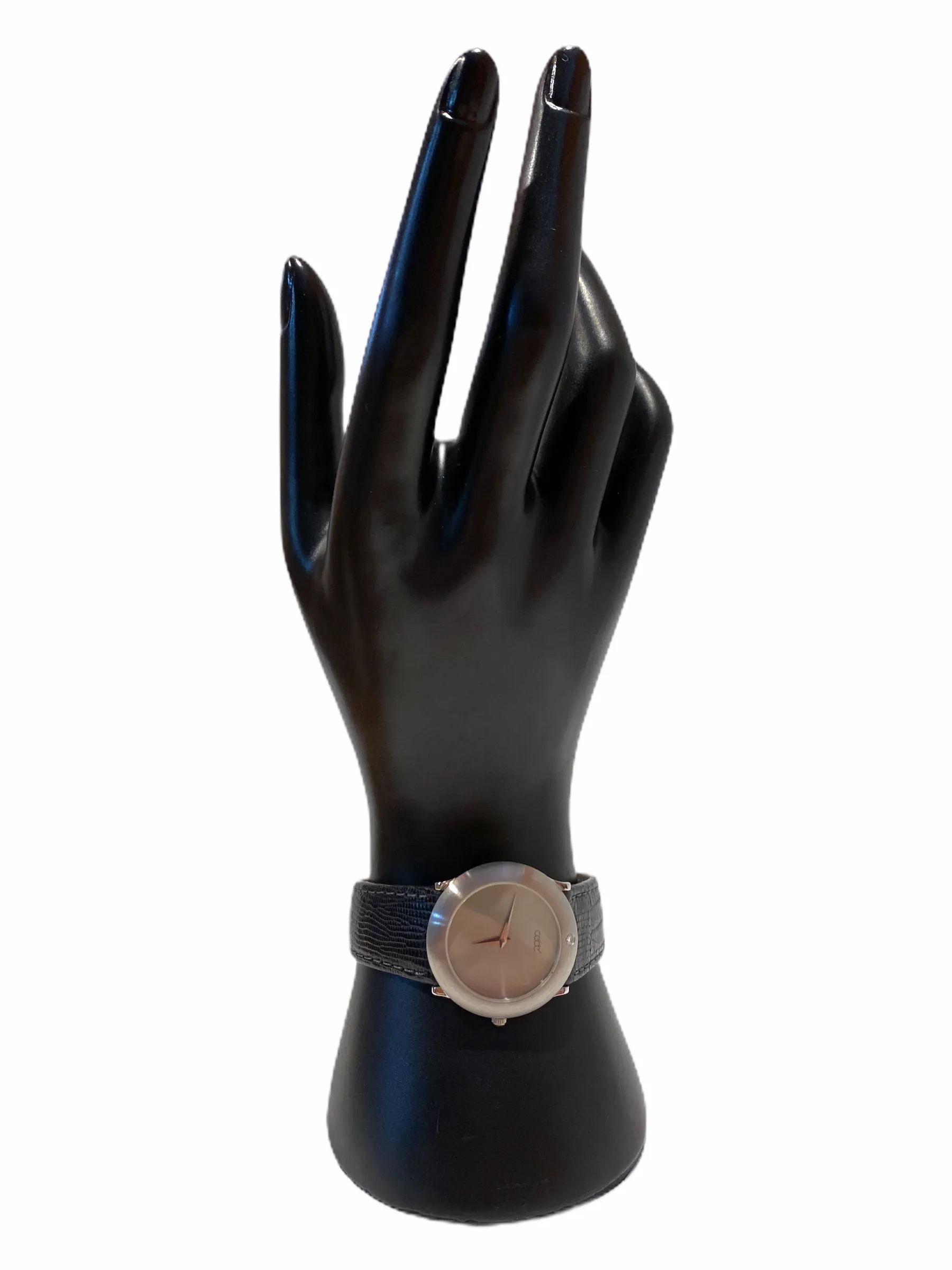 Platinum Diamond Cédé Strap Watch