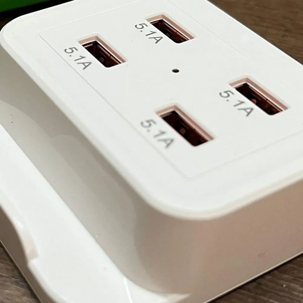 PowerHub Quad - Carregador de 4 USB de Alta Potência