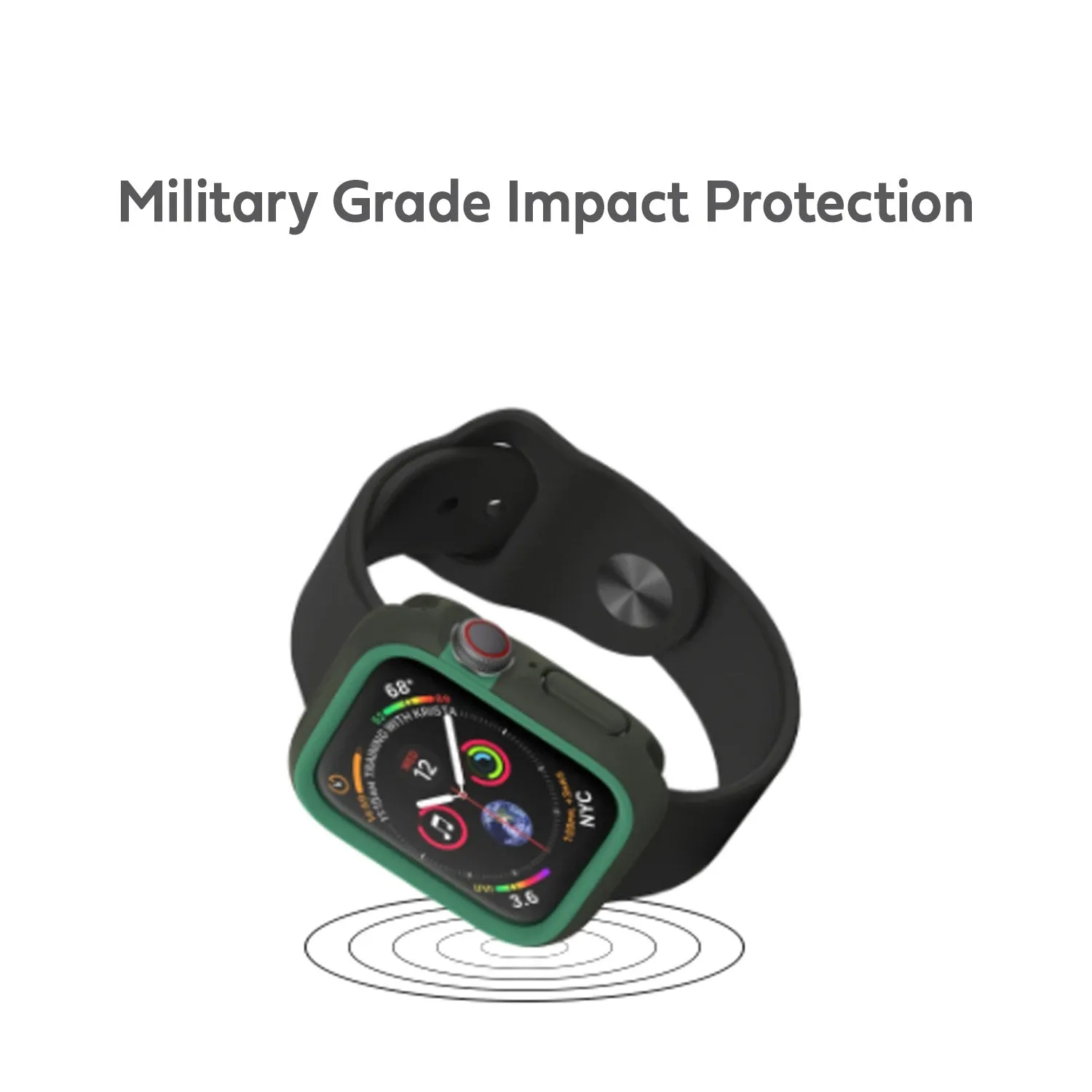 RhinoShield Apple Watch Series 1/2/3 CrashGuard NX Bumper Case 42mm Lavender