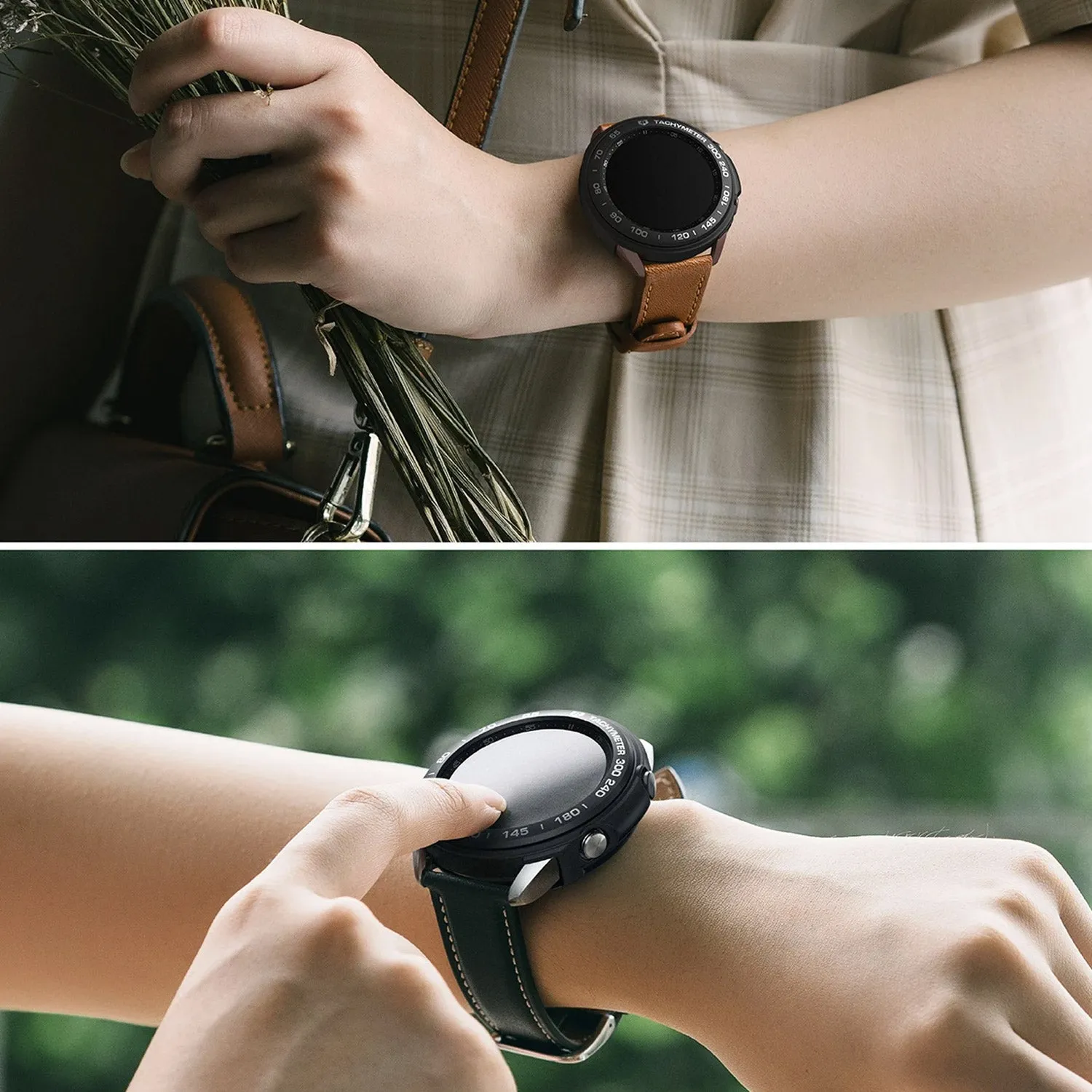 Ringke Galaxy Watch 3 45mm Styling 10 Air Sports Black Case  Bezel Combo Pack