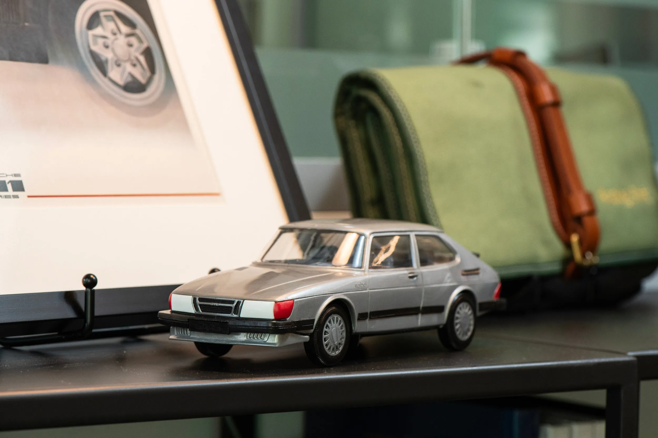 Saab 900 Turbo Coupe Dealer Promo Model Silver