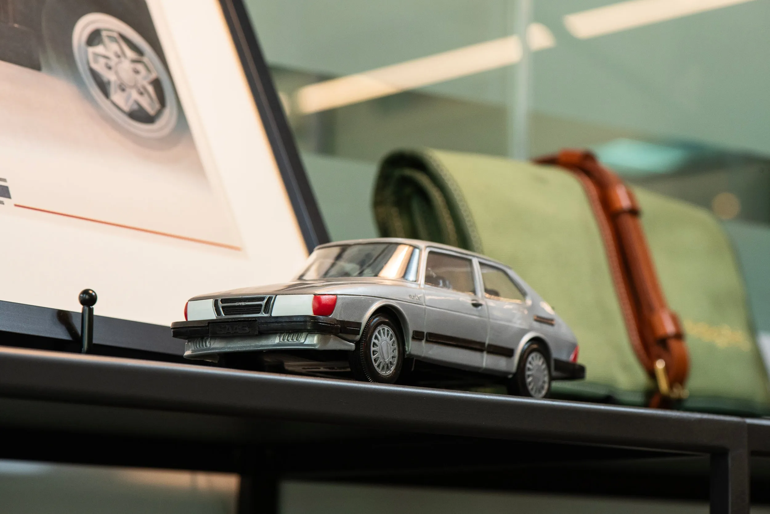 Saab 900 Turbo Coupe Dealer Promo Model Silver