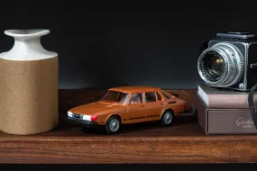 Saab 900 Turbo Sedan Dealer Promo Model Brown