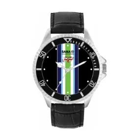 SAMA 82 Falklands Veterans - Leather Strap 42mm Bezel Watch